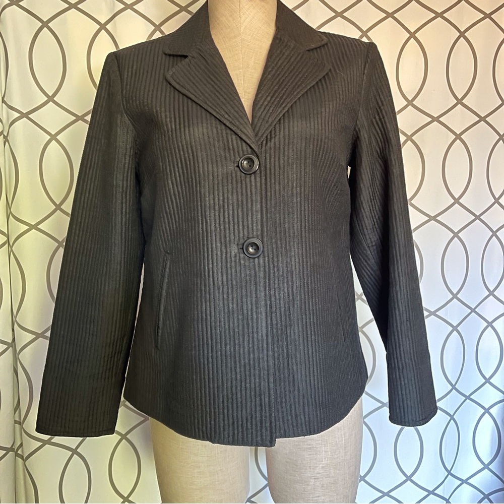 Coldwater Creek Black Blazer Classic Tailored Fit